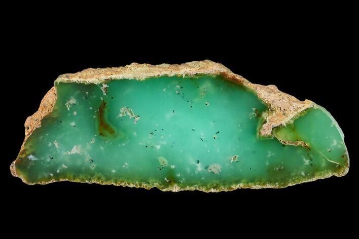 Polished Green Chrysoprase Slab - Western Australia #132901